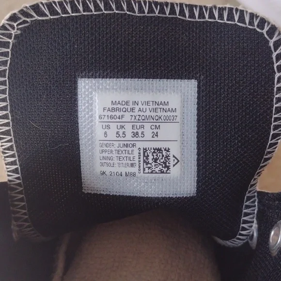 Brand new Women's platform high top Converse cheetah print size 6 - Picture 7 of 7